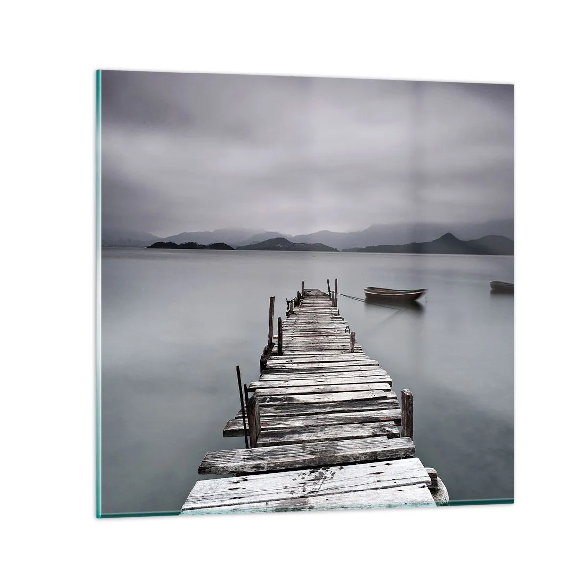 Impression sur verre - Image sur verre - Tu peux partir demain - 70x70 cm