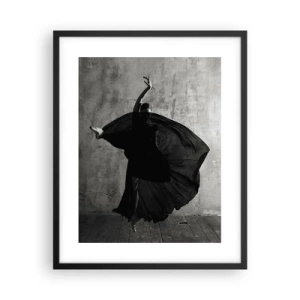 Affiche dans un cadre noir - Poster - Pas plein de passion - 40x50 cm