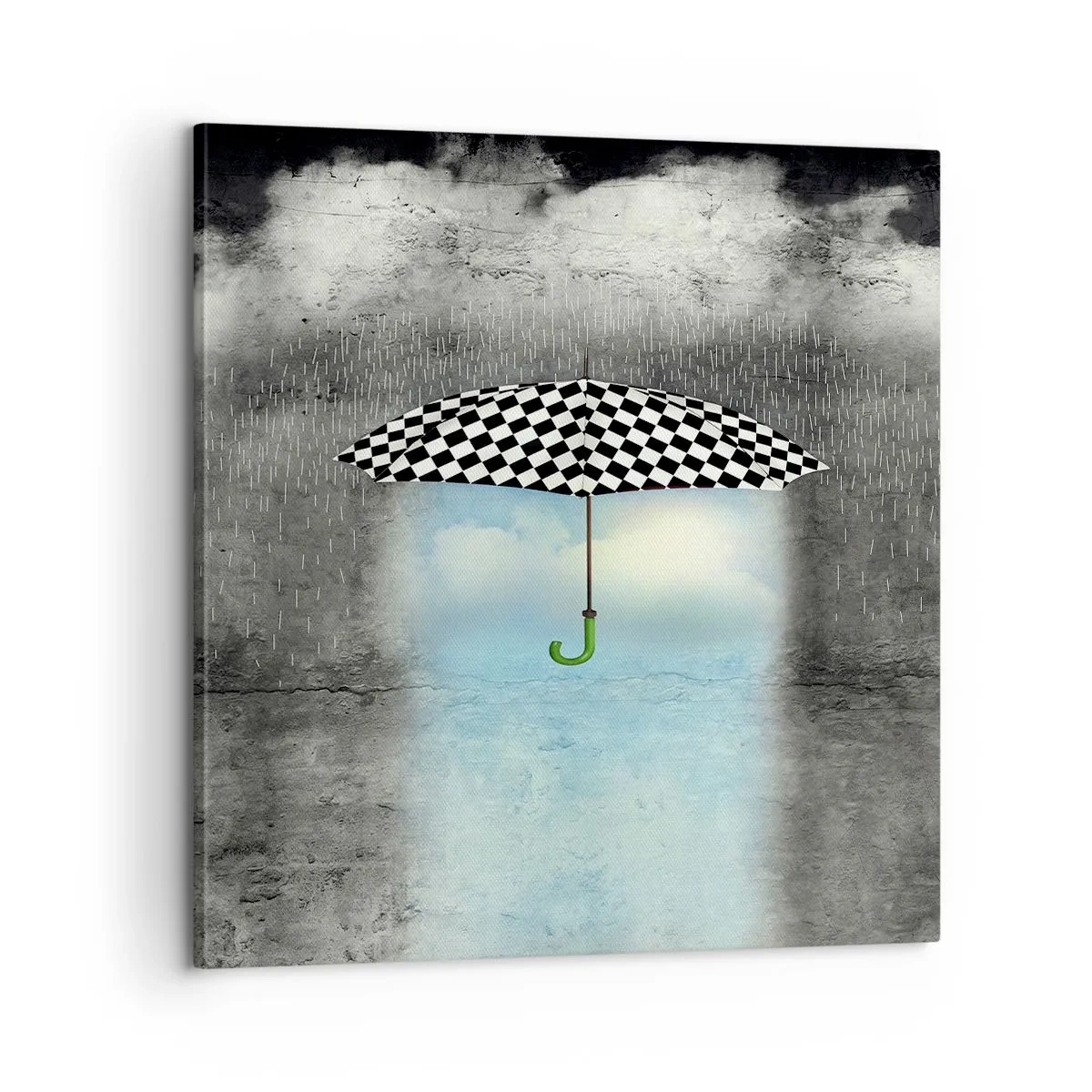 Impression sur toile - Image sur toile - Et pourtant c'est possible - 60x60 cm