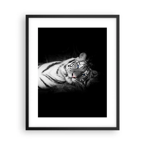 Affiche dans un cadre noir - Poster - Sauvagerie et paix - 40x50 cm