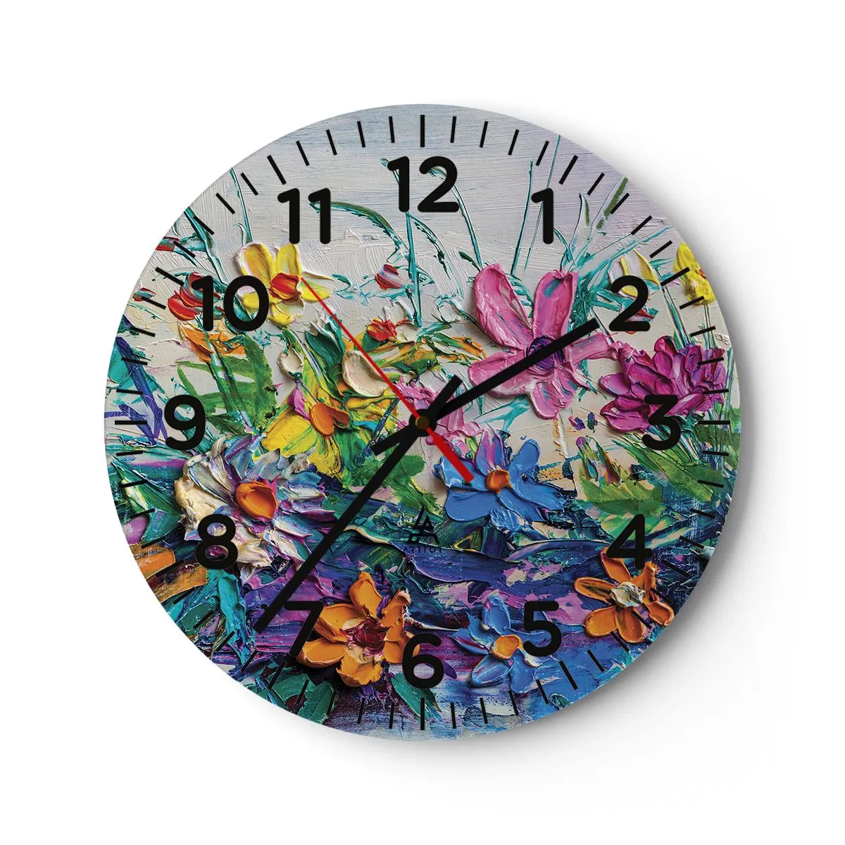 Horloge murale - Pendule murale - Absolument pas une nature morte - 40x40 cm