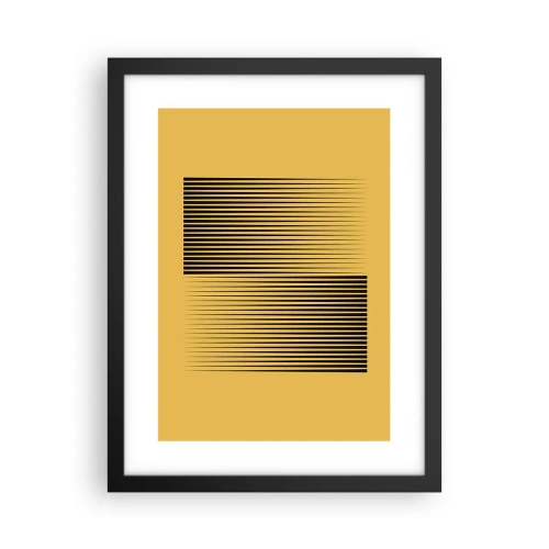 Affiche dans un cadre noir - Poster - Cadre opposé - 30x40 cm