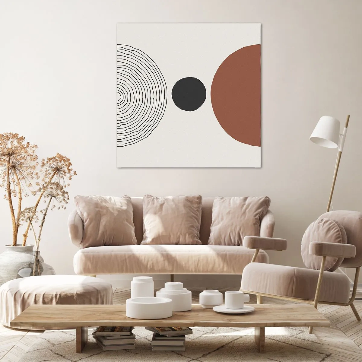 Impression sur toile - Image sur toile - Au centre de l'attention - 40x40 cm