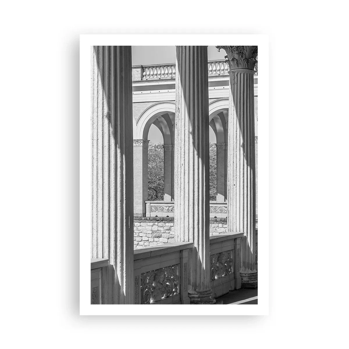 Affiche - Poster - Arcade ensoleillée - 61x91 cm