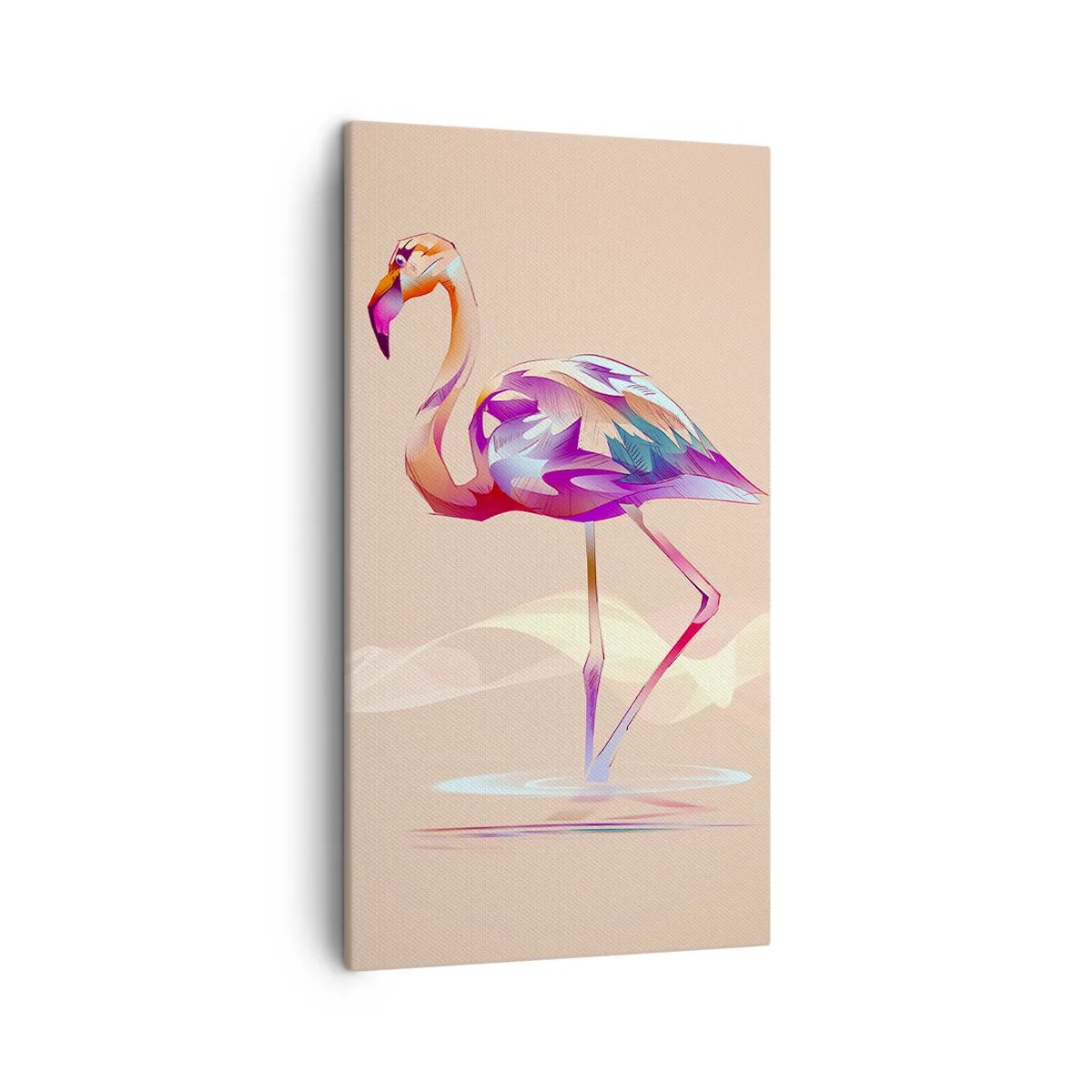Impression sur toile - Image sur toile - L'oiseau des bonnes émotions - 45x80 cm