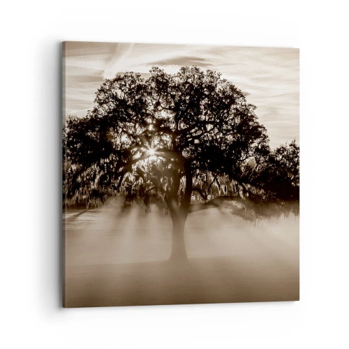 Impression sur toile - Image sur toile - Arbre de bonnes nouvelles - 70x70 cm