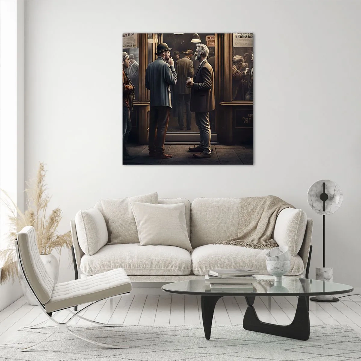 Impression sur verre - Image sur verre - Bon moment de la journée - 40x40 cm