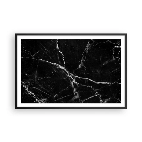 Affiche dans un cadre noir - Poster - La vie secrète de la pierre - 91x61 cm