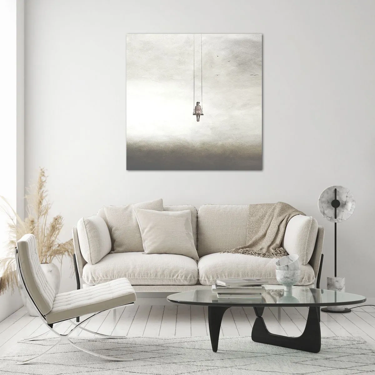 Impression sur verre - Image sur verre - Enfant en nous - 30x30 cm