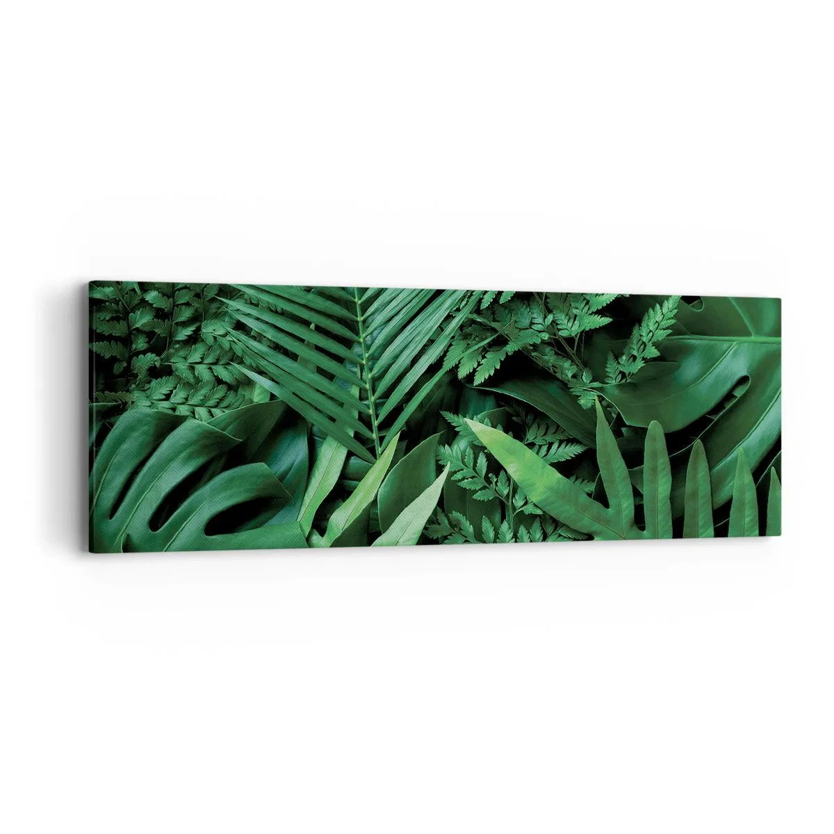 Impression sur toile - Image sur toile - Emmitouflé de verdure - 90x30 cm
