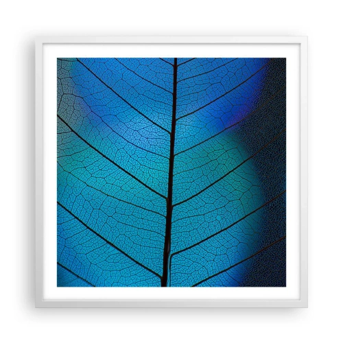 Affiche dans un cadre blanc - Poster - Construction complexe - 60x60 cm