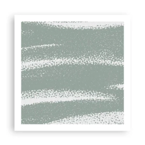 Affiche - Poster - Abstraction dans un climat hivernal - 60x60 cm