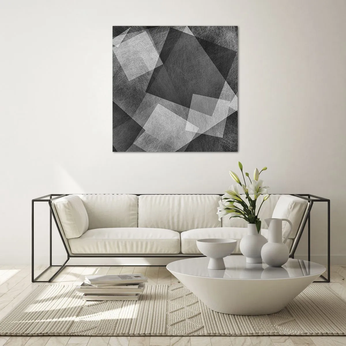 Impression sur verre - Image sur verre - Le symbole éternel de durabilité et d'ordre - 40x40 cm