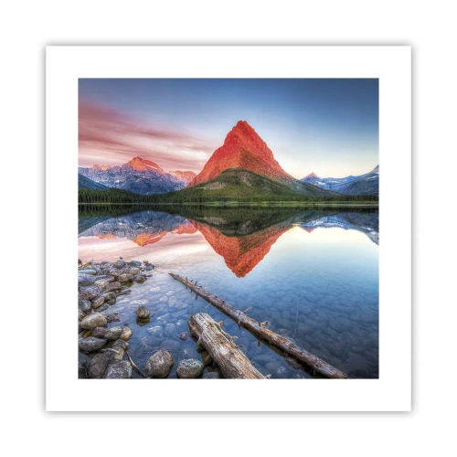 Affiche - Poster - Chaleur et fraicheur - 40x40 cm