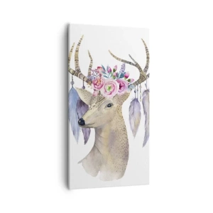 Impression sur toile - Image sur toile - Guide de l'âme - doux, innocent - 55x100 cm