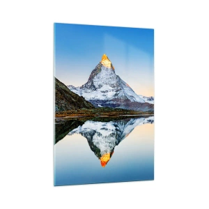 Impression sur verre - Image sur verre - Deux mondes - 70x100 cm