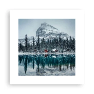 Affiche - Poster - Retraite canadienne - 30x30 cm