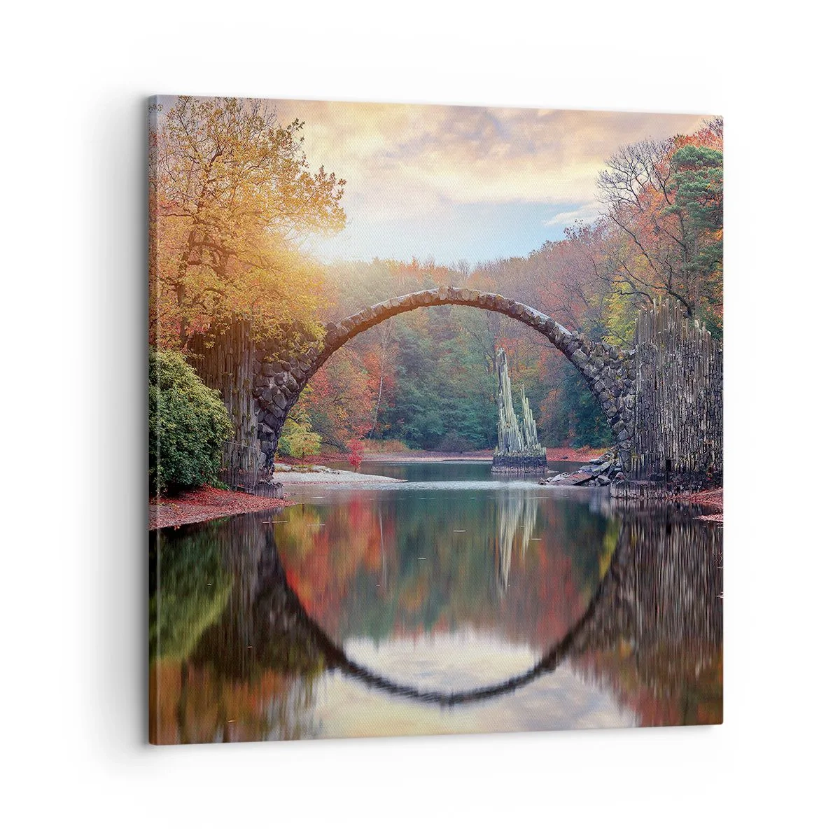 Impression sur toile - Image sur toile - De l'autre cote du miroir - 60x60 cm