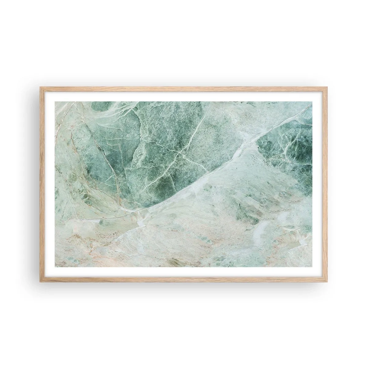 Affiche dans un chêne clair - Poster - La noble froideur de la pierre - 91x61 cm