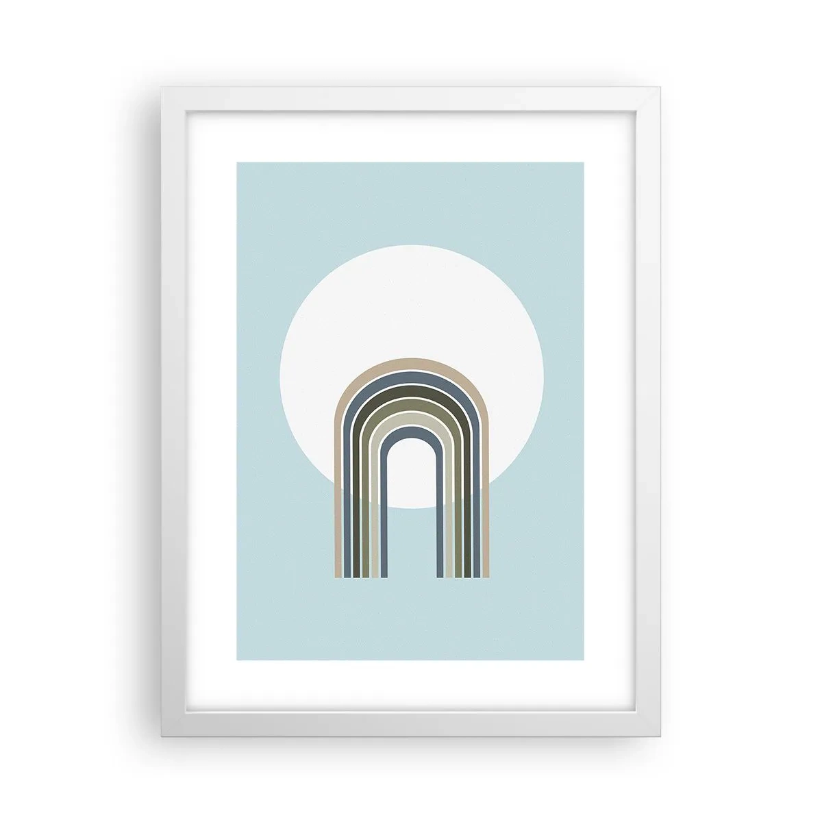 Affiche dans un cadre blanc - Poster - Attraction irrésistible - 30x40 cm