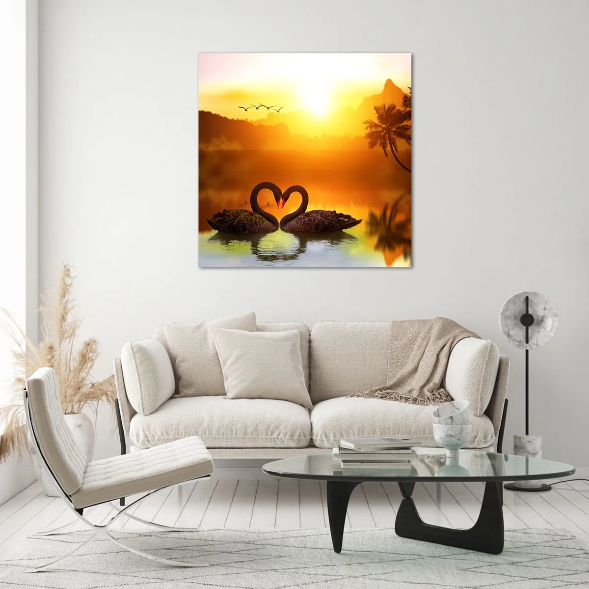 Impression sur verre - Image sur verre - Tout va ensemble - 70x70 cm