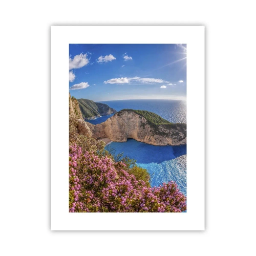 Affiche - Poster - Mes super vacances grecques - 30x40 cm