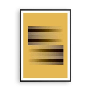 Affiche dans un cadre noir - Poster - Cadre opposé - 70x100 cm