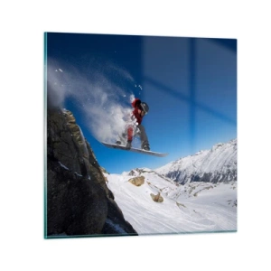 Impression sur verre - Image sur verre - Et tu es devenu une partie de l'espace - 50x50 cm