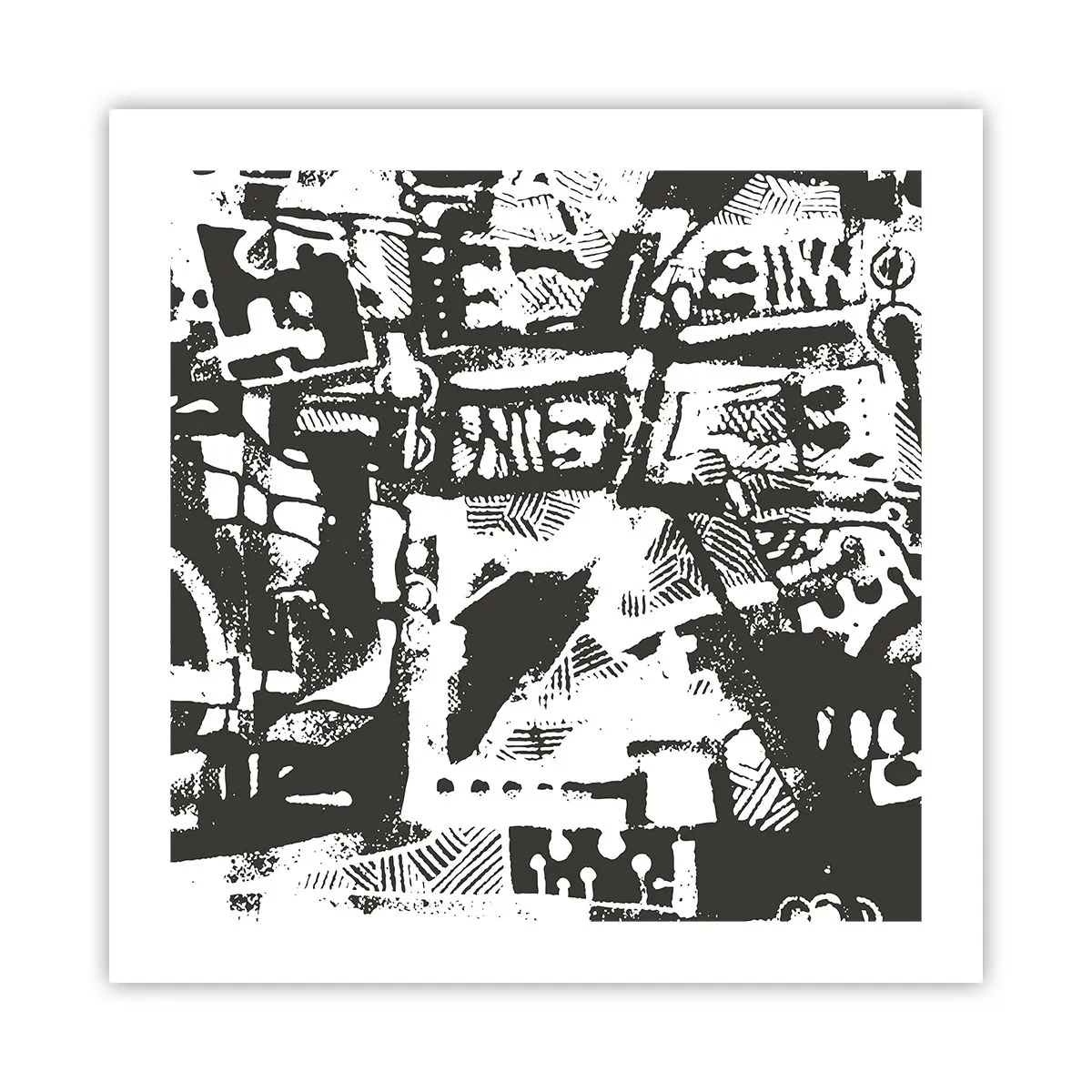 Affiche - Poster - Ordre ou chaos? - 50x50 cm