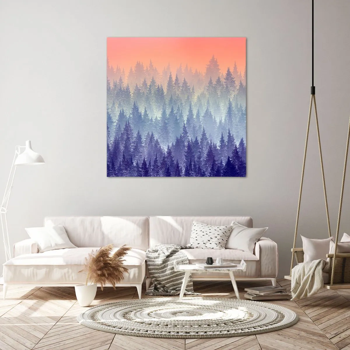 Impression sur toile - Image sur toile - Haut, plus haut, vers le ciel - 60x60 cm