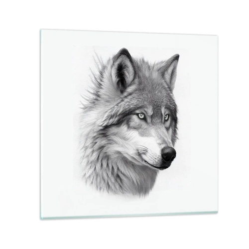 Impression sur verre - Image sur verre - Alpha – sans aucun doute - 30x30 cm