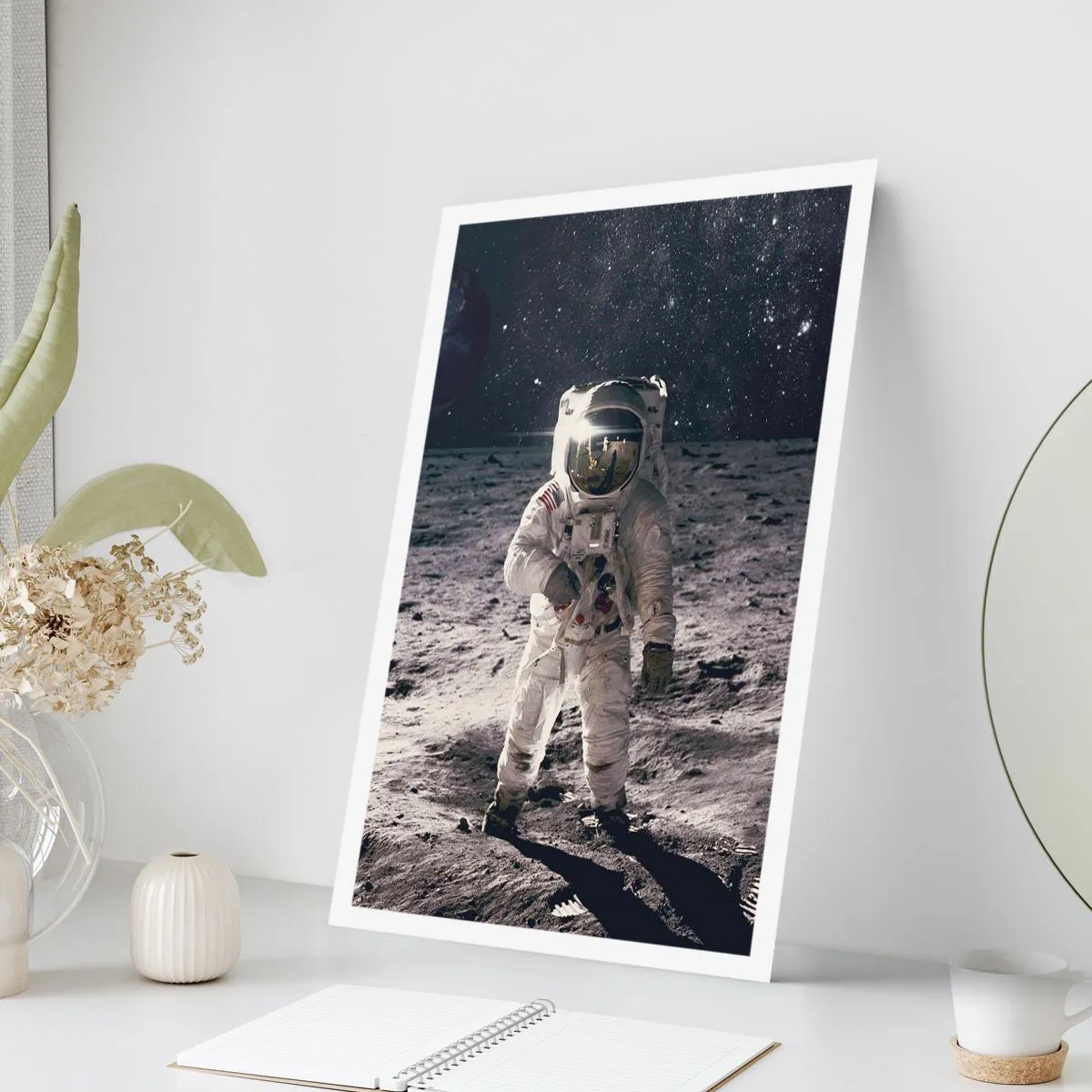 Affiche - Poster - Salutations de la lune - 30x40 cm