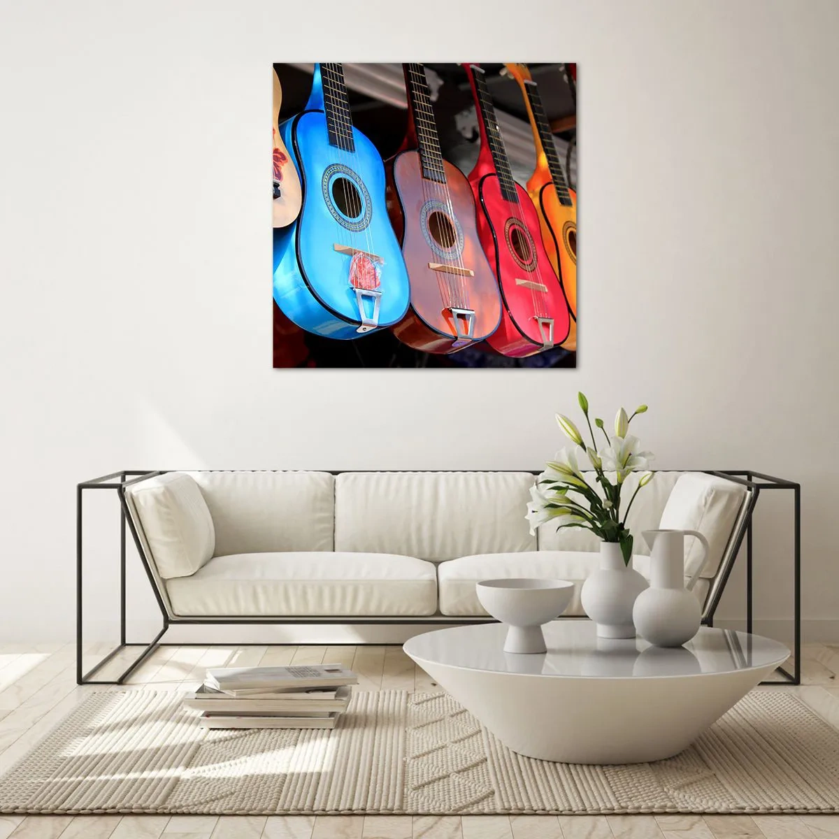 Impression sur verre - Image sur verre - Ambiance latine - 50x50 cm