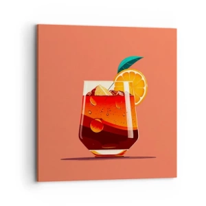 Impression sur toile - Image sur toile - Rafraîchissement d'été - 70x70 cm