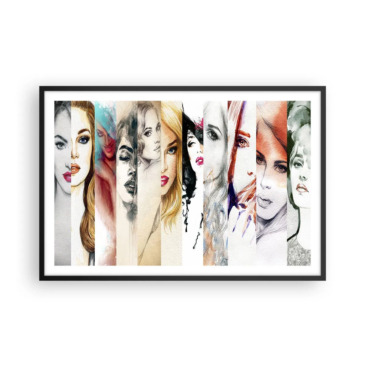 Affiche dans un cadre noir - Poster - Et c'est toujours TOI - 91x61 cm