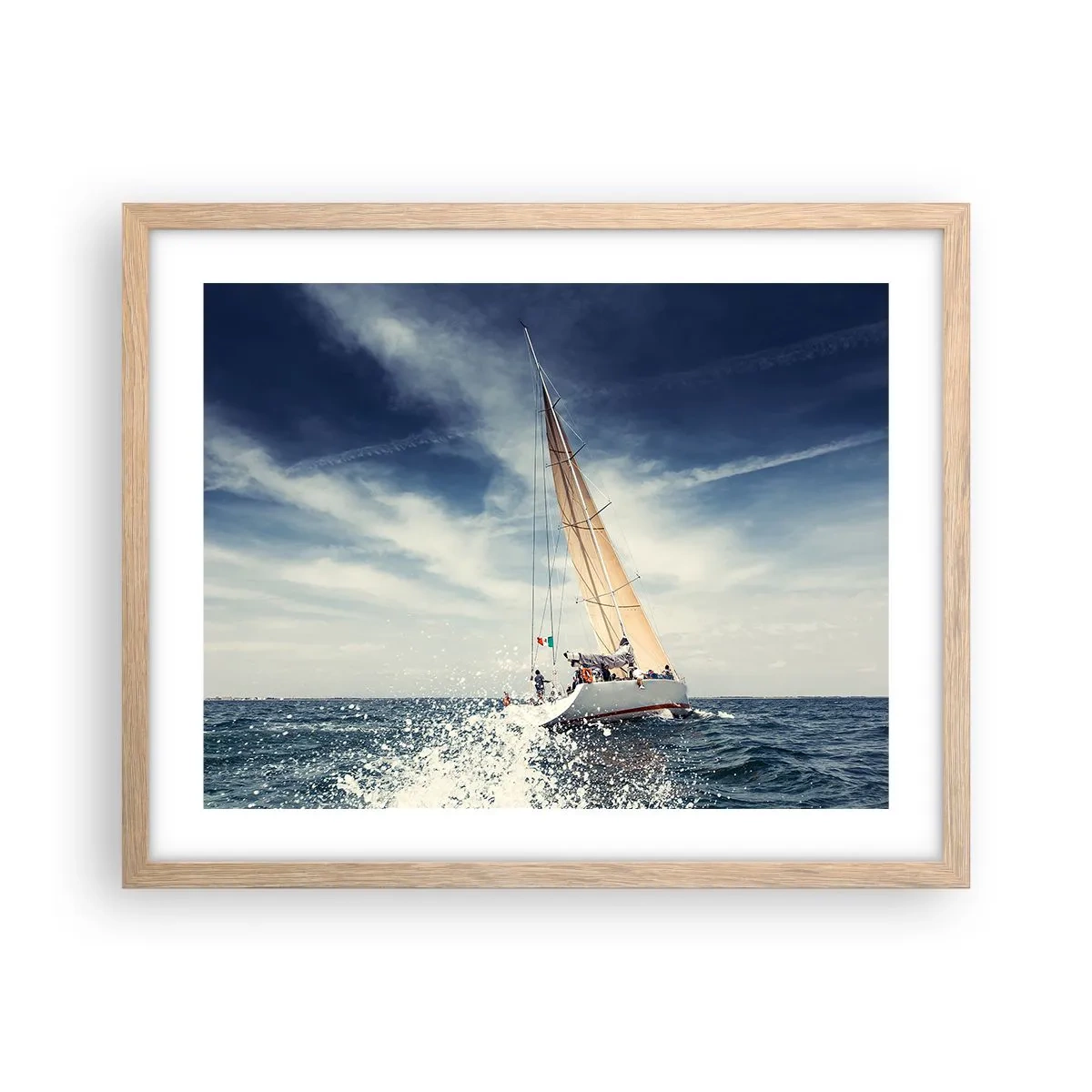 Affiche dans un chêne clair - Poster - Ils ne nous rattraperont pas ! - 50x40 cm