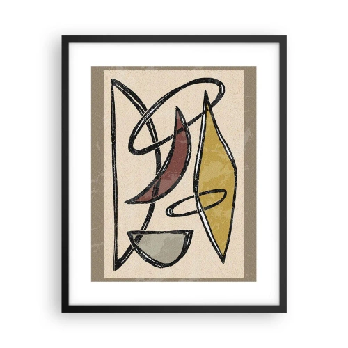 Affiche dans un cadre noir - Poster - Verticales et horizontales - 40x50 cm