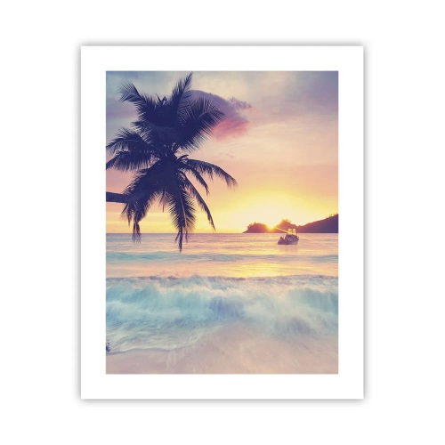 Affiche - Poster - Une soirée à la baie - 40x50 cm