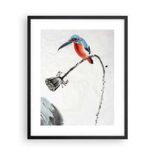 Affiche dans un cadre noir - Poster - La vie du champ - 40x50 cm