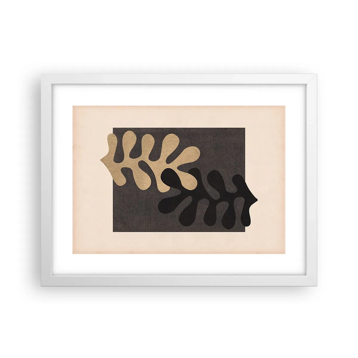 Affiche dans un cadre blanc - Poster - Absence et complément - 40x30 cm