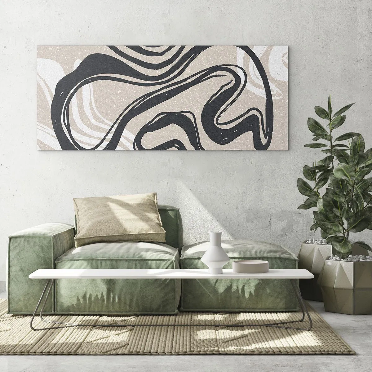 Impression sur verre - Image sur verre - Expression multipliée - 100x40 cm
