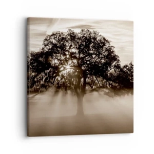 Impression sur toile - Image sur toile - Arbre de bonnes nouvelles - 30x30 cm