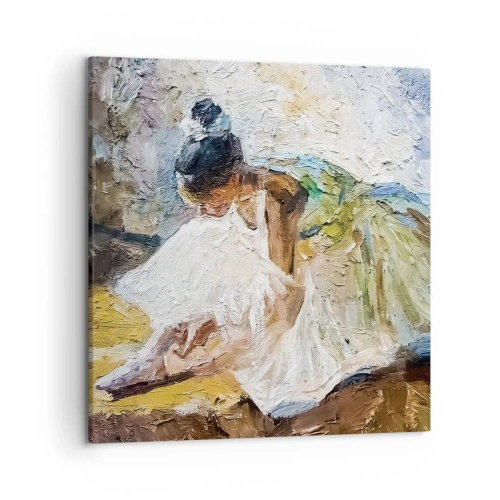 Impression sur toile - Image sur toile - D'après un tableau de Degas - 50x50 cm