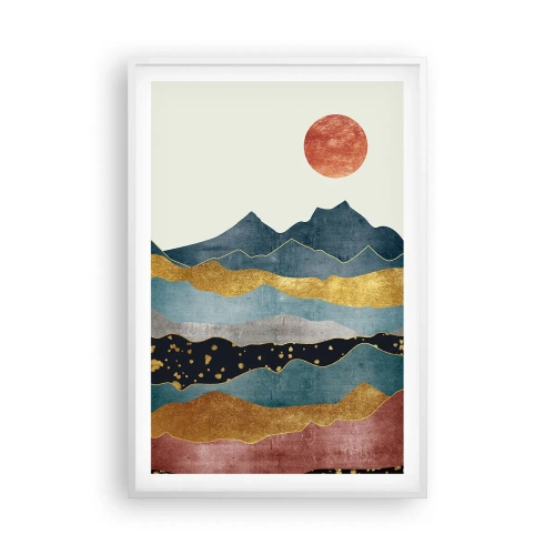 Affiche dans un cadre blanc - Poster - Une coupe du monde - 61x91 cm