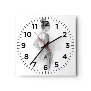 Horloge murale - Pendule murale - Belle comme une peinture - 40x40 cm