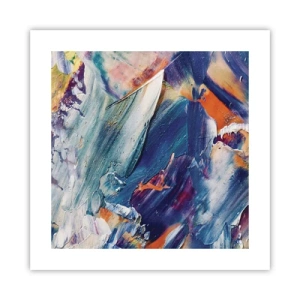 Affiche - Poster - Confusion des couleurs - 40x40 cm