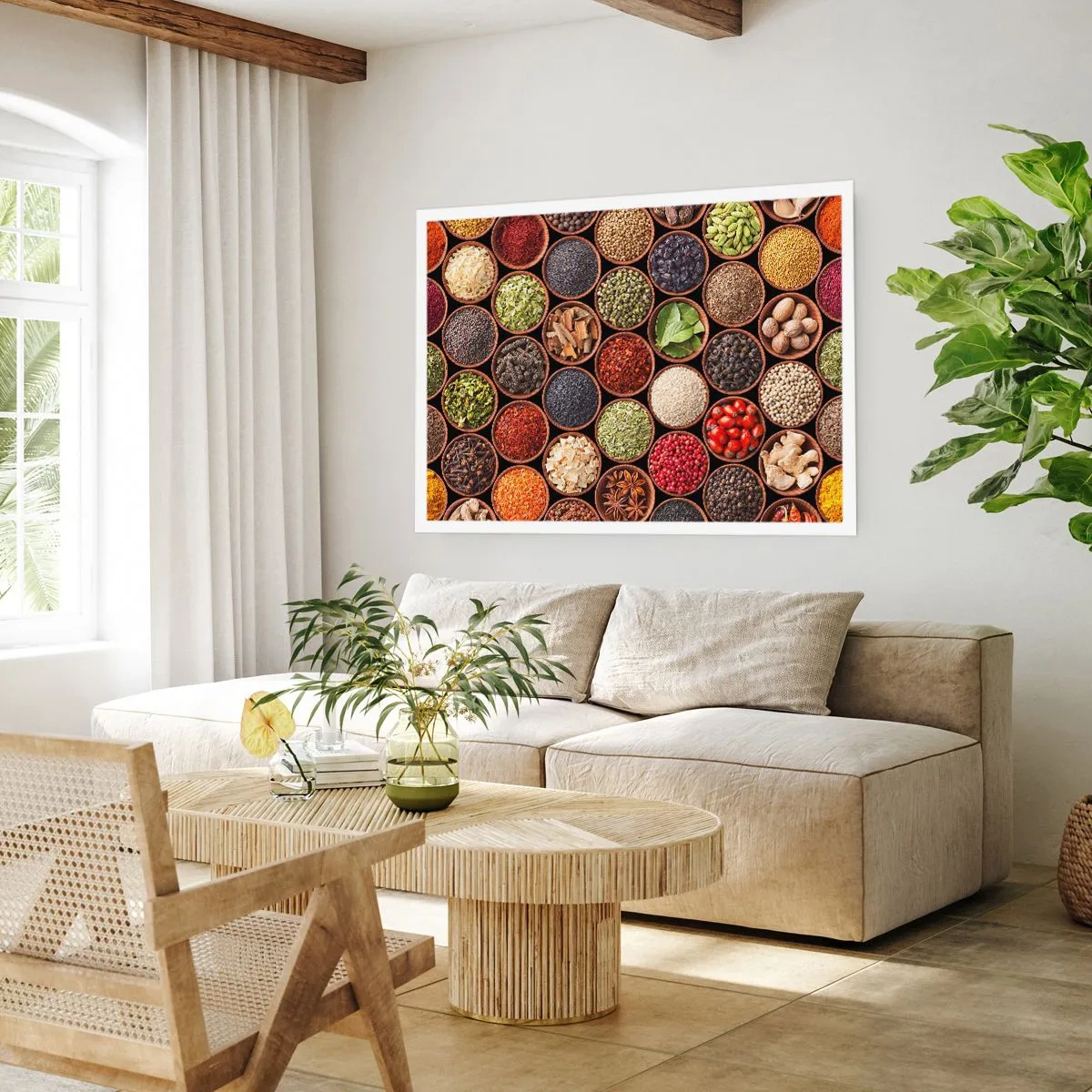 Affiche - Poster - Toutes les saveurs du monde - 40x30 cm
