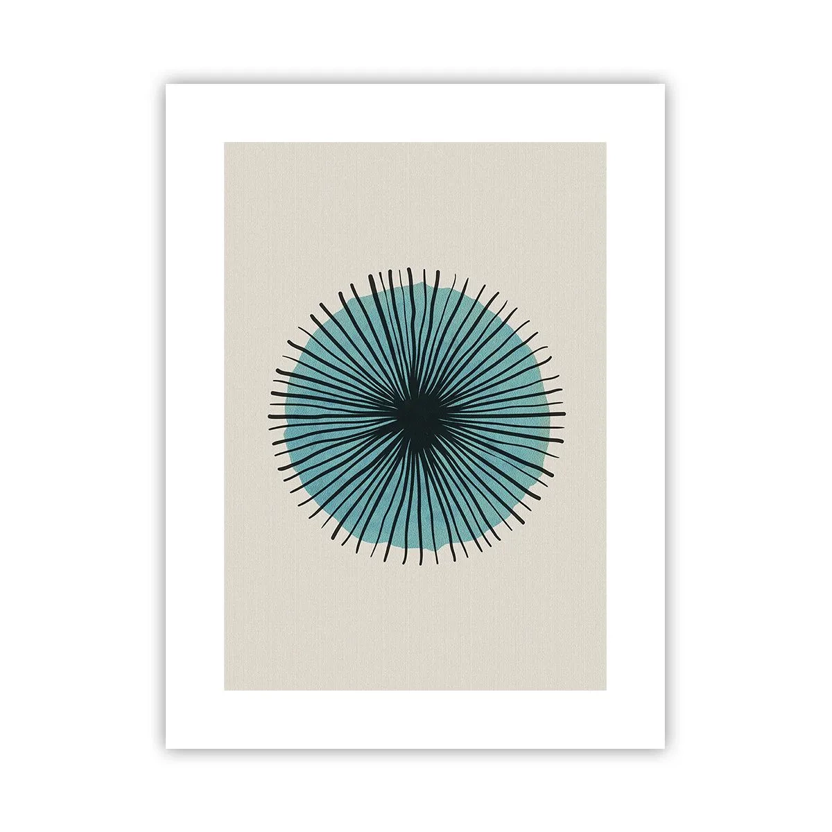 Affiche - Poster - Rayonnant dans l'azur - 30x40 cm
