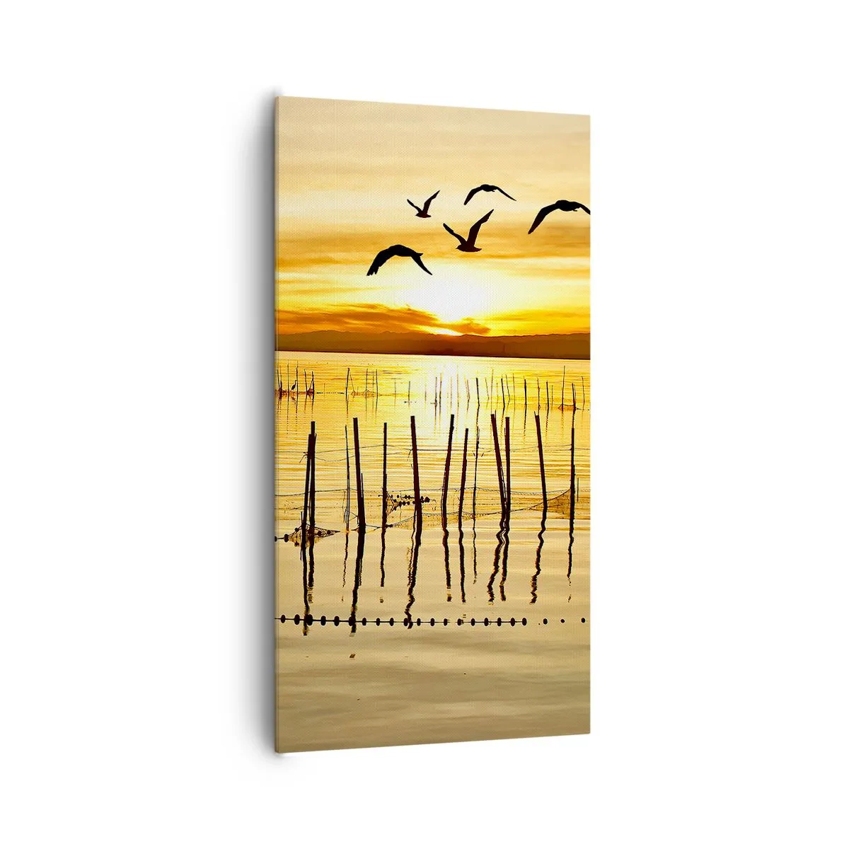 Impression sur toile - Image sur toile - À la pêche - 65x120 cm