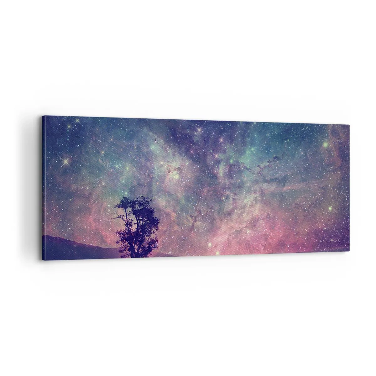 Impression sur toile - Image sur toile - Sous un ciel magique - 100x40 cm